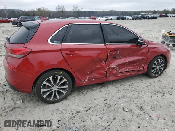 2018 Hyundai Elantra GT with VIN KMHH35LE0JU058047, listed as a Copart auction lot 50382415 with 120,295 mi miles and Salvage Title. Bid and sale history available at carsss.com. Image 3.