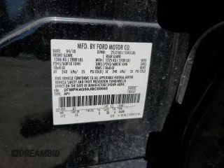 2018 Ford Edge SE с VIN 2FMPK4G99JBC00665, выставлен на аукционе Copart как лот 55854805 с пробегом Не указан миль и Списание • Salvage title. История ставок и продаж доступна на DreamBid. Изображение 12.