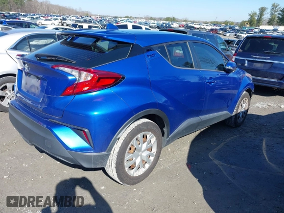 2020 Toyota C-HR LE with VIN NMTKHMBXXLR108905, listed as a IAAI auction lot 41763784 with 85,890 mi miles and . Bid and sale history available at DreamBid. Image 4.