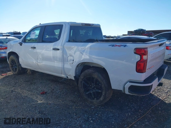 2023 Chevrolet Silverado 1500 Custom with VIN 1GCPDBEK1PZ188722, listed as a IAAI auction lot 41258010 with 45,863 mi miles and . Bid and sale history available at DreamBid. Image 3.