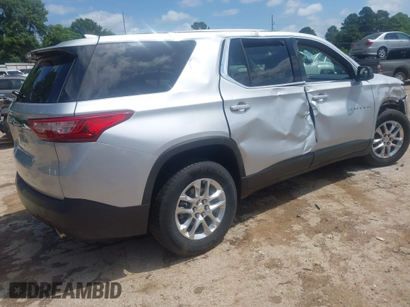 2020 Chevrolet Traverse LS z VIN 1GNERFKW3LJ271902, wystawiony jako IAAI lot #42516114 z przebiegiem 89 879 mil mil oraz . Historia ofert i sprzedaży dostępna na DreamBid. Obrazek 4.