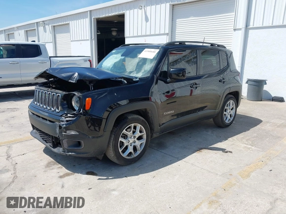 2018 Jeep Renegade Latitude with VIN ZACCJABB7JPH06179, listed as a IAAI auction lot 41900688 with 115,277 mi miles. Bid and sale history available at carsss.com. Image 2.