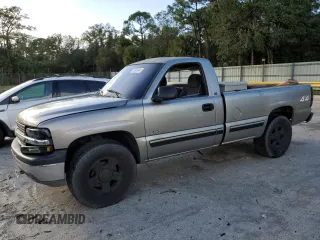 2000 Chevrolet Silverado 1500 with VIN 1GCEK14V5YE425577, listed as a Copart auction lot 77032444 with 123,428 mi miles and Salvage Title. Bid and sale history available at carsss.com. Image 1.