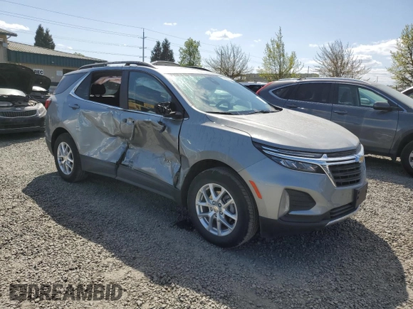 2024 Chevrolet Equinox LT with VIN 3GNAXUEG0RL326949, listed as a Copart auction lot 53908165 with 14,857 mi miles and Salvage Title. Bid and sale history available at carsss.com. Image 4.