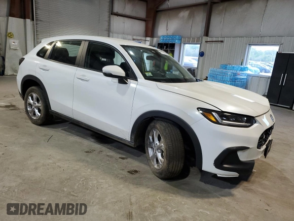 2023 Honda HR-V LX with VIN 3CZRZ2H34PM748484, listed as a Copart auction lot 56770995 with 7,505 mi miles and Salvage title. Bid and sale history available at DreamBid. Image 4.