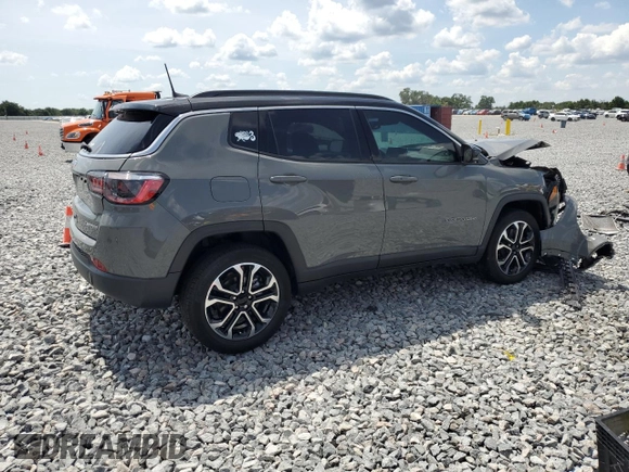 2024 Jeep Compass Limited z VIN 3C4NJDCN6RT579853, wystawiony jako Copart lot #57946295 z przebiegiem 3 978 mil mil oraz Nie do naprawy • Non repairable. Historia ofert i sprzedaży dostępna na DreamBid. Obrazek 3.