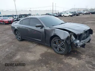 2014 Dodge Charger SXT with VIN 2C3CDXJG6EH372066, listed as a IAAI auction lot 41975705 with 112,672 mi miles. Bid and sale history available at carsss.com. Image 1.