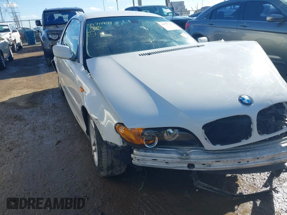 2004 BMW 3 Series 325Ci with VIN WBABW33484PL26856, listed as a IAAI auction lot 41711241 with 141,168 mi miles and . Bid and sale history available at DreamBid. Image 1.