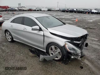 2015 Mercedes-Benz CLA 250 with VIN WDDSJ4EB3FN242578, listed as a Copart auction lot 41098594 with 104,142 mi miles and . Bid and sale history available at DreamBid. Image 4.
