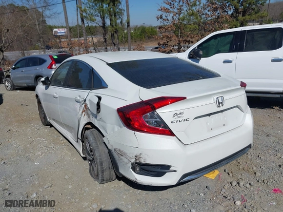 2019 Honda Civic Sedan LX with VIN 19XFC2F62KE035433, listed as a IAAI auction lot 41632289 with 116,076 mi miles. Bid and sale history available at carsss.com. Image 3.