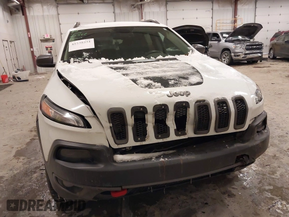 2014 Jeep Cherokee Trailhawk with VIN 1C4PJMBS5EW159912, listed as a IAAI auction lot 41538254 with 166,955 mi miles. Bid and sale history available at carsss.com. Image 12.