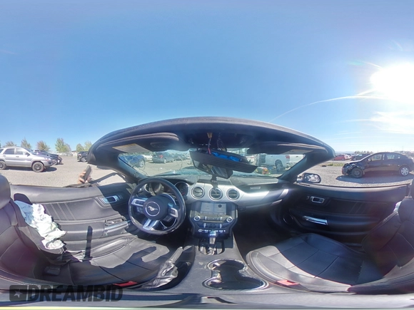 2018 Ford Mustang EcoBoost Premium with VIN 1FATP8UH4J5133507, listed as a Copart auction lot 55310735 with 93,492 mi miles and Salvage title. Bid and sale history available at DreamBid. Image 14.