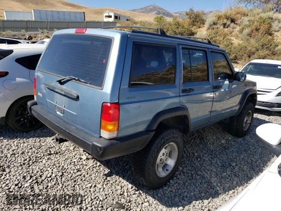 1997 Jeep Cherokee SE with VIN 1J4FJ28S4VL544977, listed as a Copart auction lot 70059214 with 271,174 mi miles and Salvage Title. Bid and sale history available at carsss.com. Image 3.