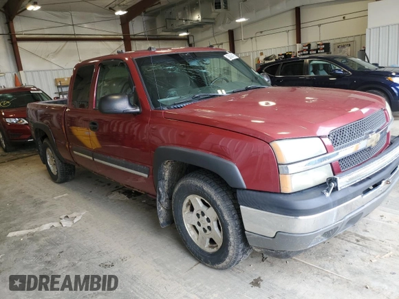 2005 Chevrolet Silverado 1500 Z71 with VIN 1GCEK19Z65Z333359, listed as a Copart auction lot 55094185 with 303,261 mi miles and Non Repairable. Bid and sale history available at DreamBid. Image 4.