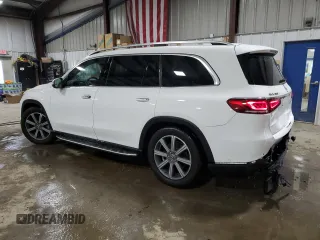 2021 Mercedes-Benz GLS 450 with VIN 4JGFF5KE4MA419043, listed as a Copart auction lot 44408624 with 41,319 mi miles and . Bid and sale history available at DreamBid. Image 2.