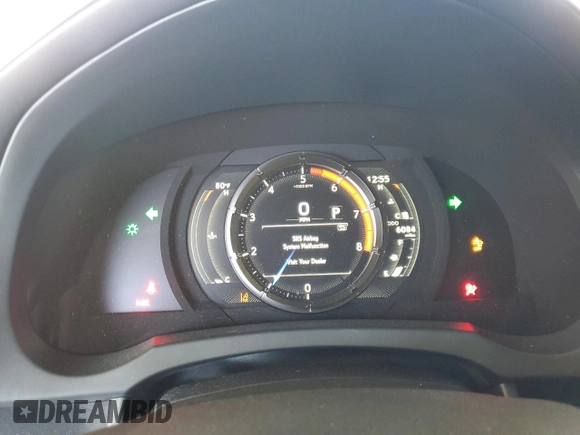 2025 Lexus IS 500 F Sport Performance with VIN JTHAP1D21S5007187, listed as a Copart auction lot 55784875 with 6,084 mi miles and Salvage title. Bid and sale history available at DreamBid. Image 9.