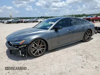 2021 Audi S7 Prestige z VIN WAUSFBF25MN079151, wystawiony jako Copart lot #60150615 z przebiegiem 37 381 mil mil oraz Szkoda całkowita • Salvage title. Historia ofert i sprzedaży dostępna na DreamBid. Obrazek 1.