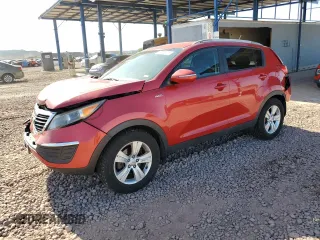 2011 Kia Sportage LX with VIN KNDPBCA21B7095012, listed as a Copart auction lot 60928845 with 165,535 mi miles and Salvage title. Bid and sale history available at DreamBid. Image 1.