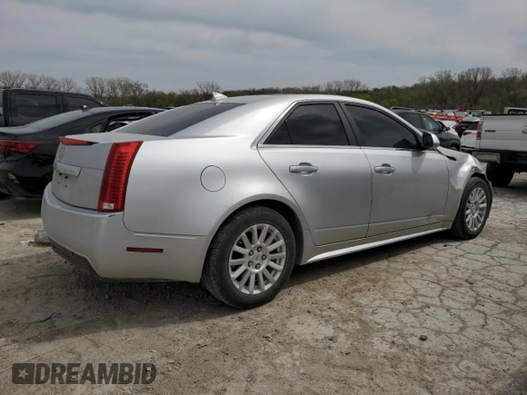 2013 Cadillac CTS Luxury with VIN 1G6DH5E58D0175326, listed as a Copart auction lot 52646985 with 142,473 mi miles and Salvage title. Bid and sale history available at DreamBid. Image 3.