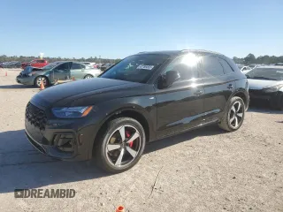 2024 Audi Q5 S line Premium Plus with VIN WA1EAAFY2R2050674, listed as a Copart auction lot 47789555 with 2,275 mi miles and Salvage Title. Bid and sale history available at carsss.com. Image 1.
