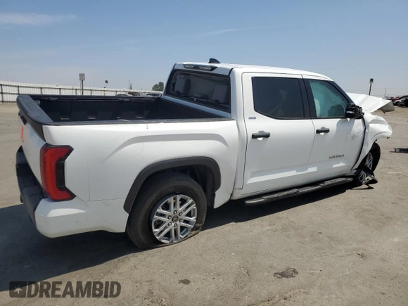 2023 Toyota Tundra 2WD SR5 with VIN 5TFLA5AB9PX020451, listed as a Copart auction lot 68298564 with 23,134 mi miles and Salvage Title. Bid and sale history available at carsss.com. Image 3.