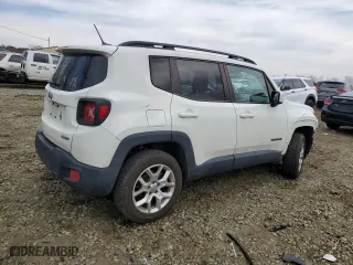 2015 Jeep Renegade Latitude with VIN ZACCJBBT8FPC10653, listed as a Copart auction lot 50023605 with 89,219 mi miles and Salvage Title. Bid and sale history available at carsss.com. Image 3.