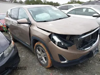 2018 GMC Terrain SLE with VIN 3GKALMEV0JL341267, listed as a IAAI auction lot 41717276 with 118,159 mi miles and . Bid and sale history available at carsss.com. Image 1.