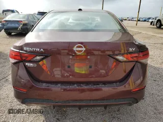 2024 Nissan Sentra SV with VIN 3N1AB8CV9RY264604, listed as a Copart auction lot 51528295 with 26,820 mi miles and Clean Title. Bid and sale history available at carsss.com. Image 6.