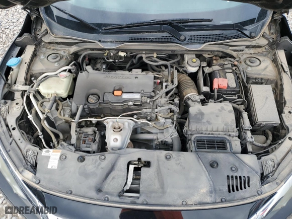 2017 Honda Civic Coupe LX-P with VIN 2HGFC4B09HH300585, listed as a Copart auction lot 43474435 with 45,994 mi miles and Salvage Title. Bid and sale history available at carsss.com. Image 11.