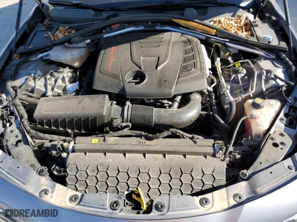 2017 Alfa Romeo Giulia Ti with VIN ZARFAECN3H7556176, listed as a Copart auction lot 48371125 with 47,520 mi miles and Salvage Title. Bid and sale history available at carsss.com. Image 11.