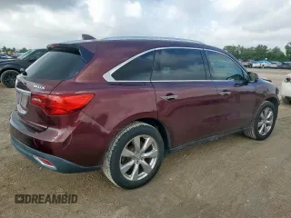 2014 Acura MDX Advance with VIN 5FRYD3H8XEB016782, listed as a Copart auction lot 60734015 with 97,323 mi miles and Salvage title. Bid and sale history available at DreamBid. Image 3.