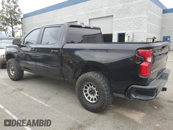 2021 Chevrolet Silverado 1500 RST with VIN 3GCPWDED1MG367670, listed as a Copart auction lot 53857805 with 50,432 mi miles and Salvage Title. Bid and sale history available at carsss.com. Image 2.