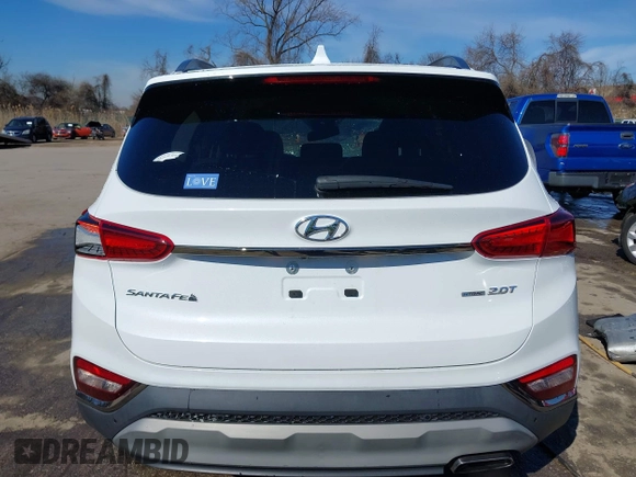 2020 Hyundai Santa Fe Limited with VIN 5NMS5CAA0LH150391, listed as a IAAI auction lot 41651076 with 66,713 mi miles. Bid and sale history available at carsss.com. Image 16.