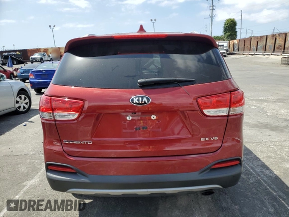 2018 Kia Sorento EX with VIN 5XYPH4A51JG340200, listed as a Copart auction lot 56343885 with 45,896 mi miles and Salvage title. Bid and sale history available at DreamBid. Image 6.