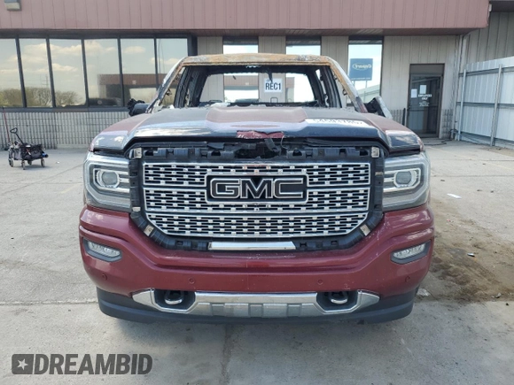 2017 GMC Sierra 1500 Denali with VIN 3GTU2PEJ6HG291147, listed as a Copart auction lot 54593785 with Not Provided miles and Non Repairable. Bid and sale history available at DreamBid. Image 5.