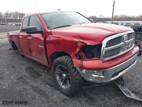 2009 Dodge Ram 1500 SLT with VIN 1D3HV18T99S789332, listed as a IAAI auction lot 41498037 with 153,571 mi miles. Bid and sale history available at carsss.com. Image 1.