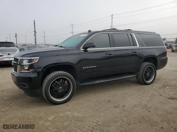 2015 Chevrolet Suburban LS with VIN 1GNSCHKC5FR250108, listed as a Copart auction lot 47133585 with 188,099 mi miles and Clean Title. Bid and sale history available at carsss.com. Image 1.