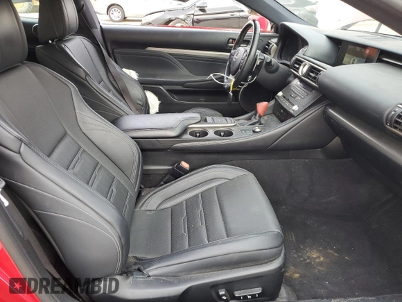 2017 Lexus RC 350 with VIN JTHHE5BCXH5017331, listed as a Copart auction lot 45052195 with 112,648 mi miles and Salvage title. Bid and sale history available at DreamBid. Image 7.