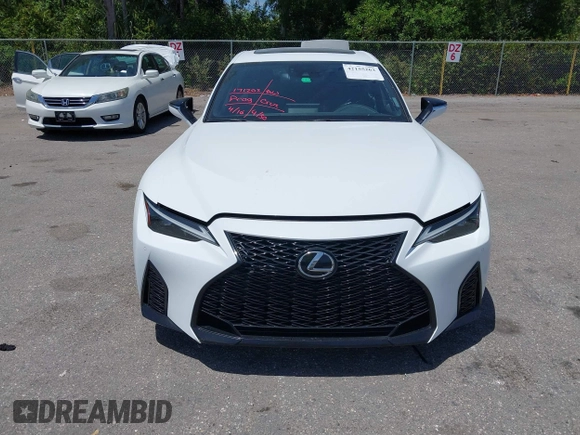 2021 Lexus IS 350 F Sport z VIN JTHGZ1B20M5043799, wystawiony jako IAAI lot #42155263 z przebiegiem 71 587 mil mil oraz . Historia ofert i sprzedaży dostępna na DreamBid. Obrazek 12.