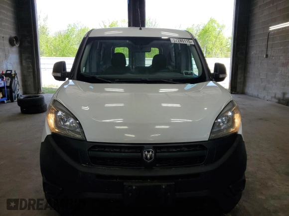 2015 Ram ProMaster City Cargo Tradesman with VIN ZFBERFAT3F6A79568, listed as a Copart auction lot 57285115 with 250,168 mi miles and Clean Title. Bid and sale history available at DreamBid. Image 5.