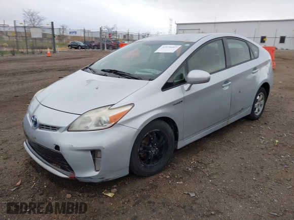 2012 Toyota Prius One with VIN JTDKN3DU5C5449903, listed as a IAAI auction lot 42070487 with 399,464 mi miles. Bid and sale history available at carsss.com. Image 17.