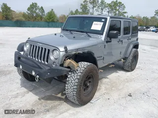 2018 Jeep Wrangler JK Unlimited Sport S with VIN 1C4BJWDG4JL931343, listed as a IAAI auction lot 41894733 with 88,505 mi miles. Bid and sale history available at carsss.com. Image 17.