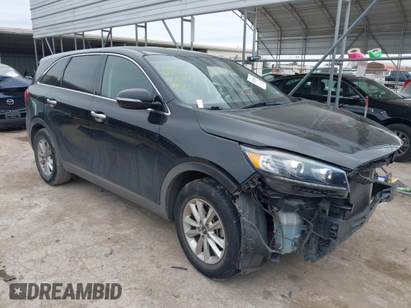 2019 Kia Sorento LX with VIN 5XYPG4A32KG467377, listed as a IAAI auction lot 41341804 with 62,997 mi miles. Bid and sale history available at carsss.com. Image 1.