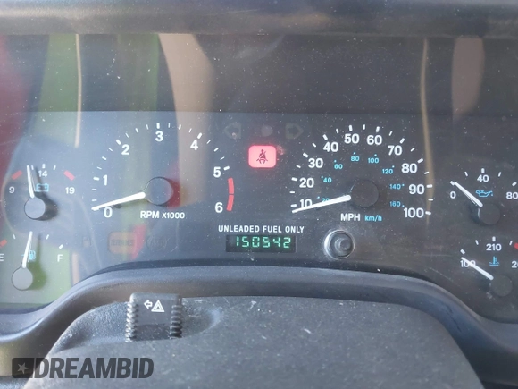 1997 Jeep Wrangler Sport with VIN 1J4FY19S7VP483735, listed as a IAAI auction lot 41469983 with 150,542 mi miles. Bid and sale history available at carsss.com. Image 7.