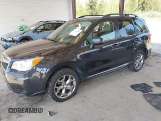 2016 Subaru Forester Touring with VIN JF2SJAXC0GH564305, listed as a IAAI auction lot 42111356 with 75,529 mi miles and . Bid and sale history available at DreamBid. Image 2.