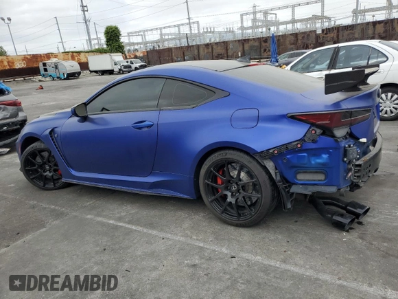 2022 Lexus RC with VIN JTHYP5BCXN5008361, listed as a Copart auction lot 49671335 with 26,096 mi miles and Salvage title. Bid and sale history available at DreamBid. Image 2.