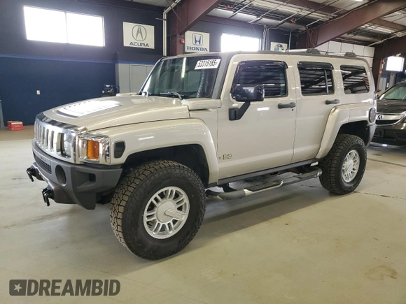 2006 Hummer H3 with VIN 5GTDN136X68176999, listed as a Copart auction lot 53315185 with 225,423 mi miles and Clean Title. Bid and sale history available at carsss.com. Image 1.