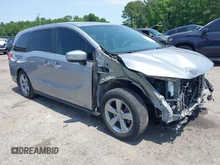 2019 Honda Odyssey EX-L z VIN 5FNRL6H72KB083499, wystawiony jako IAAI lot #42297110 z przebiegiem 81 747 mil mil oraz . Historia ofert i sprzedaży dostępna na DreamBid. Obrazek 1.