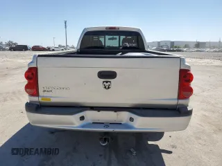 2006 Dodge Dakota SLT with VIN 1D7HE42K36S554565, listed as a Copart auction lot 53402695 with 144,433 mi miles and Salvage Title. Bid and sale history available at carsss.com. Image 6.