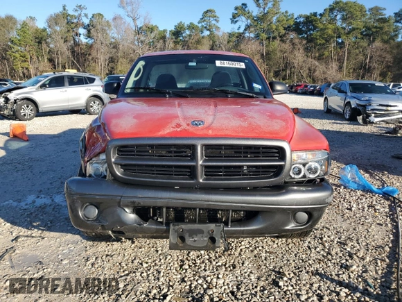 2002 Dodge Dakota with VIN 1B7FL16X42S720579, listed as a Copart auction lot 88160015 with 164,279 mi miles and Salvage Title. Bid and sale history available at carsss.com. Image 5.